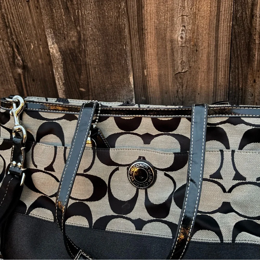 Coach Signature Extra Large Diaper Bag